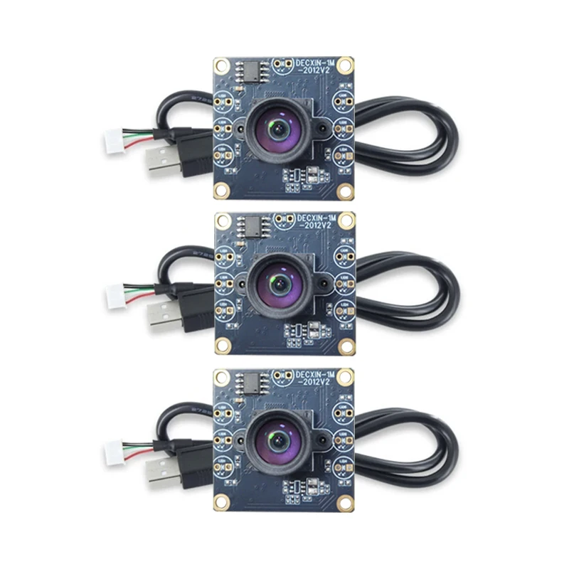 OV9732 1MP HD 720P 100 &deg; lens USB camera module 3pcs suitable for automatic dart scoring system and ATM