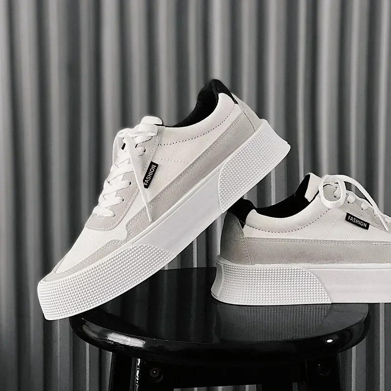 Men Sneakers Designer Men Shoes Trend Round Toe Skateboard Shoes Casual Walking Platform Men Vulcanized Footwear Tenis Masculino 3
