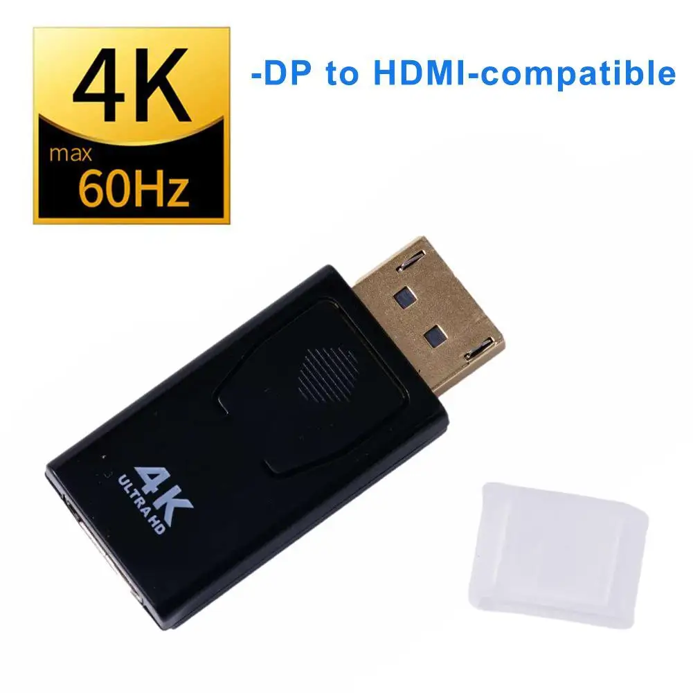 

4K DisplayPort To HDMI-Compatible Adapter DP Male To Female HD TV HDMI-Compatible Video Audio Cable For PC TV Laptop