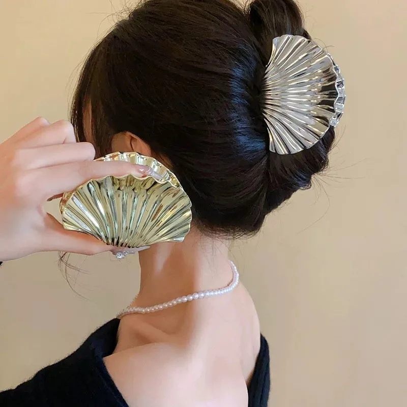 Elegantes Haar-Accessoire, Legierungsgehäuse, Haarklammer, Haarteile, Dekoration zum Stylen von langem Haar mit sicherem Halt