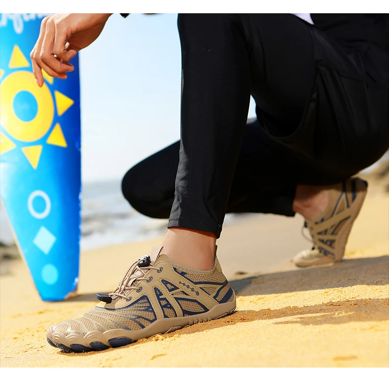 Chaussures d'eau pieds nus unisexes pour plage et natation_voghion.com