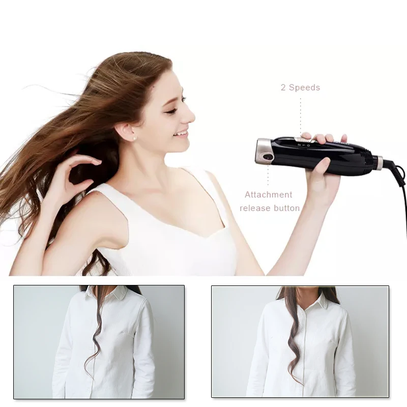 Spazzola aria calda 4 in 1 con testine intercambiabili_voghion.com