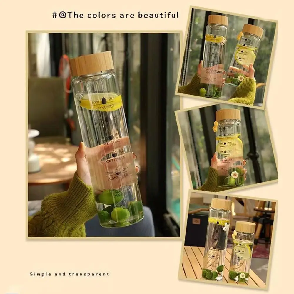 Premium 1000ml Glass Water Bottle 4