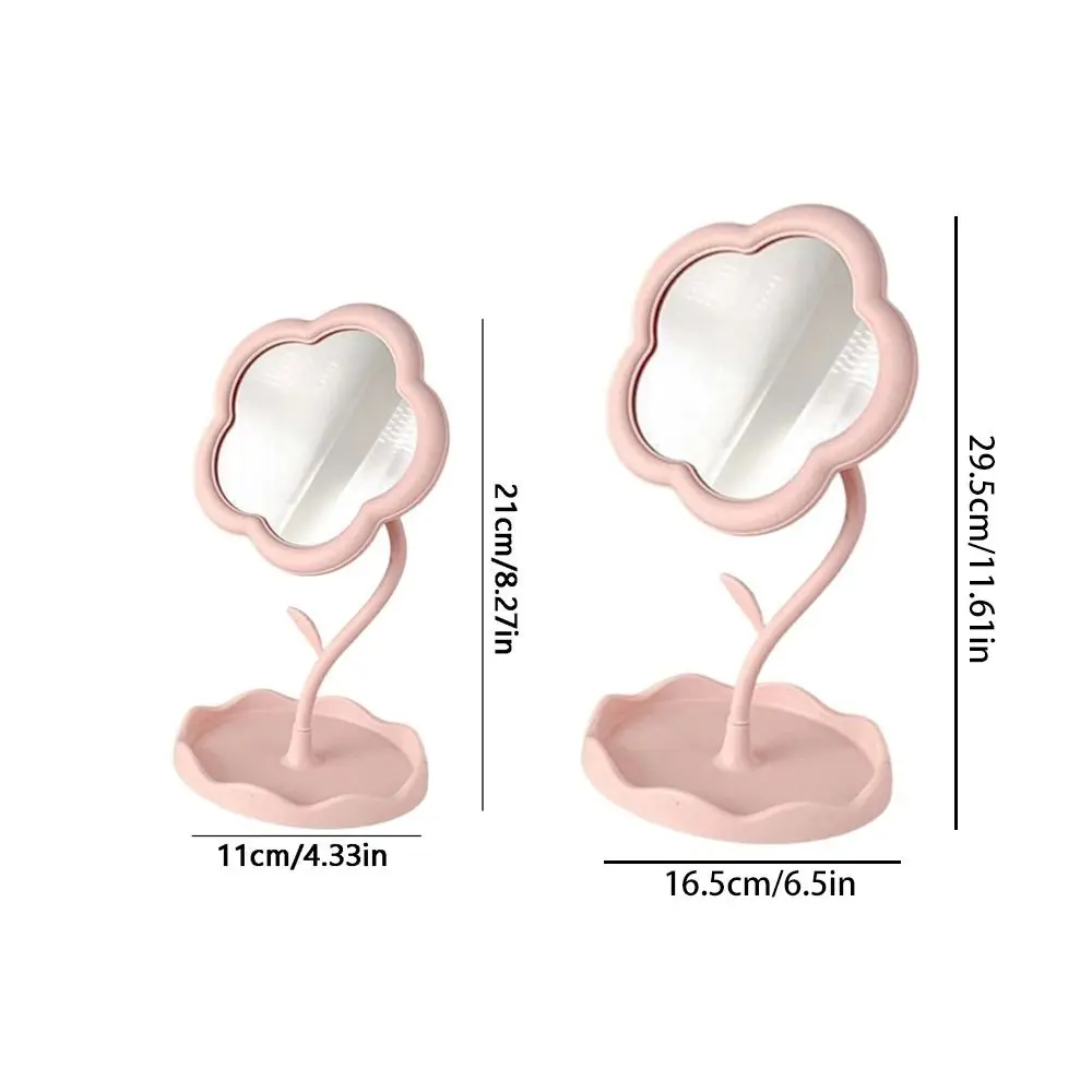 Portable Sunflower Shaped Makeup Mirror High-definition Detachable Dressing Mirror Versatile Beauty Mirror