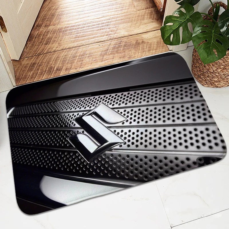 

Foot Mat S-Suzukis Hallway Kitchen Bathroom Rug Sleeping Room Floor Carpet Anti Slip Doormat Entrance Door Room Decorating Items