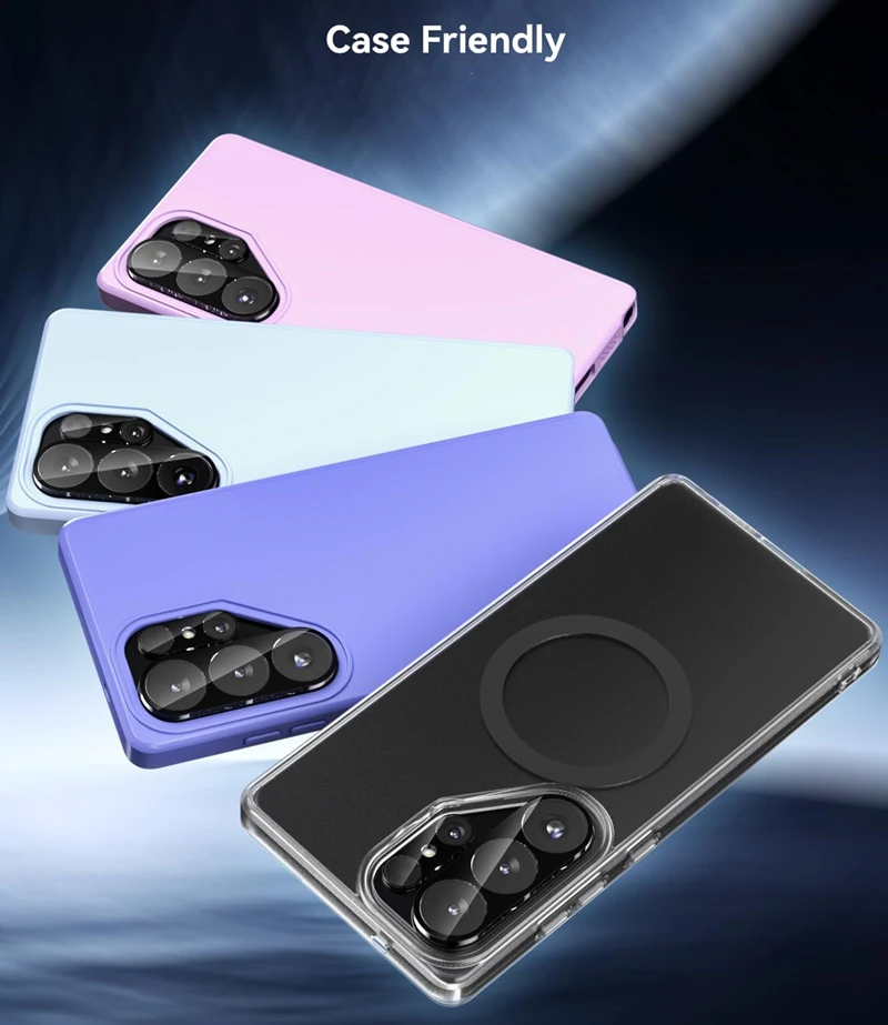 Ultra Clear 9H Tempered Glass Camera Lens Protector - Anti-Scratch, Case Friendly