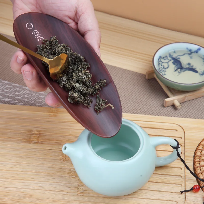High Precision Electronic Tea Spoon Scale 0.1g Home Use Small Tea Ceremony Special Scale Gram Pu'er Weight Tool