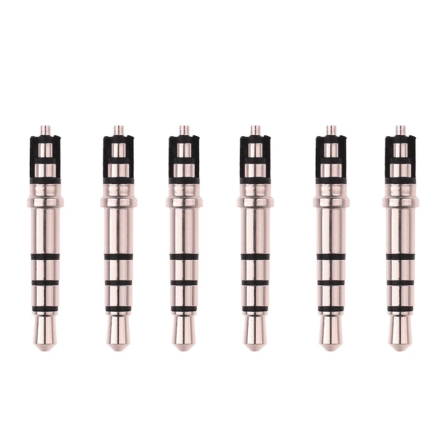 

6 Individual 4 Pin 3.5 mm Male to Female Stereo Audio Cable Adapter