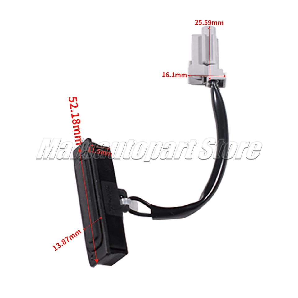 Bouton D'ouverture Du Cofe Arrière 90602-JD00B Pour Nissan Qashqai J10, Interrupteur De Cofe Arrière De Voiture, Couvercle De Déverrouillage Du Hayon, Accessoires, 2006-2014