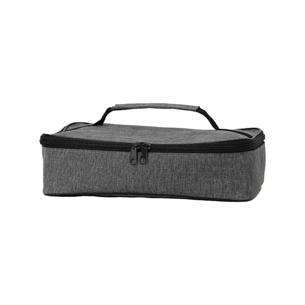 Square Cooler Bag Lightweight Thermal Insulated Lunch Bag Foldable Meal Container for Men