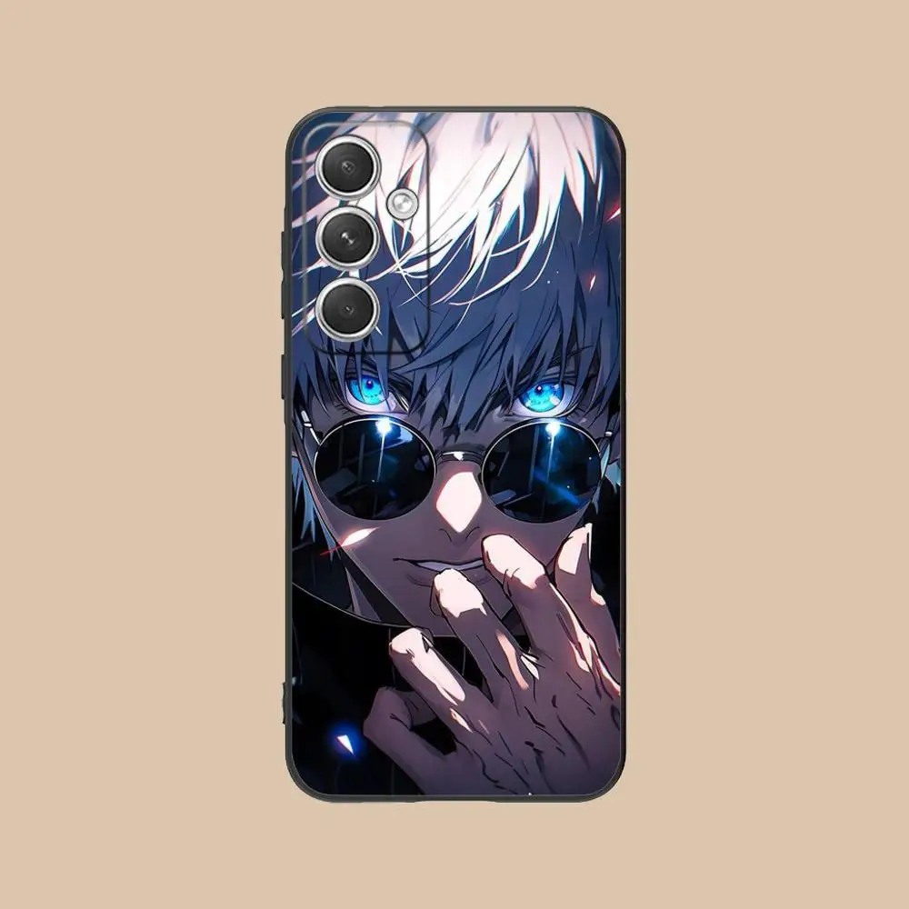 Luxury Black Jujutsu Kaisen Satoru Gojo Phone Case