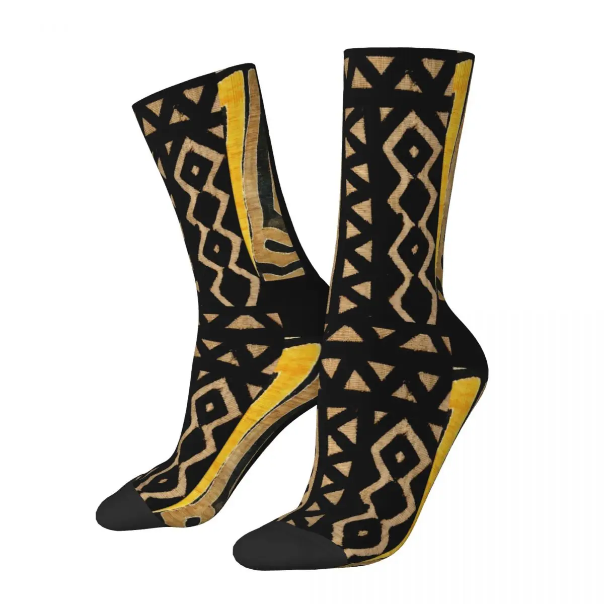 

Cool Retro African Basketball Socks Polyester Long Socks for Women Men Breathable
