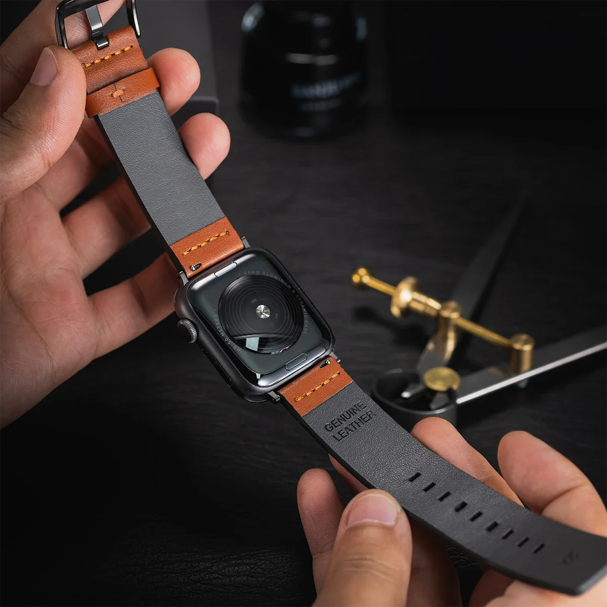 Premium Leather Watch Strap - High-Quality Band