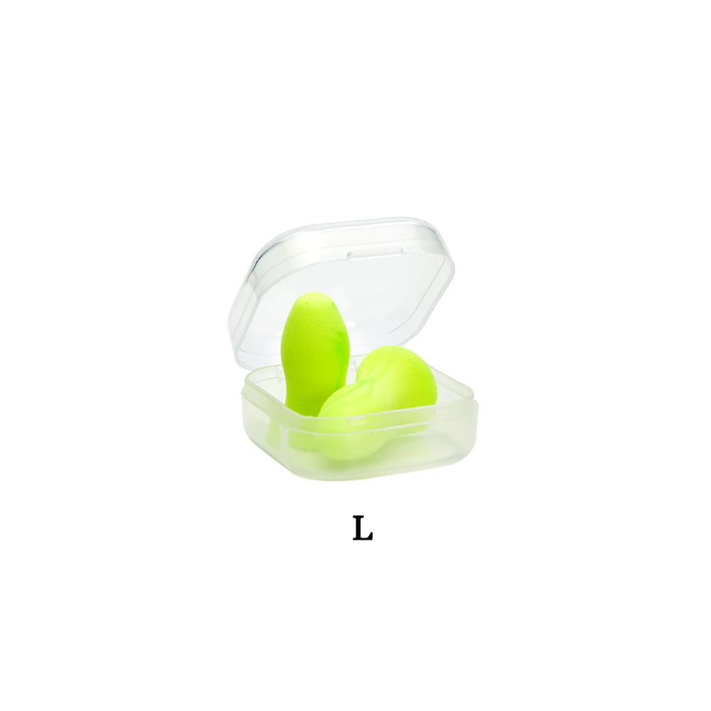 Enhanced Soundproof Sleeping Earplugs - Soft, Slow Rebound, Anti-Noise Protection - Available in Multiple Sizes