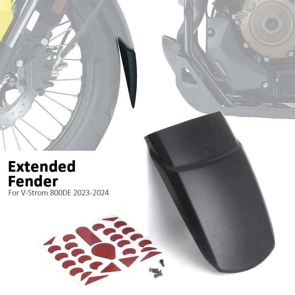 

New V-Strom 800DE Front Mudguard Fender Extender Extension For Suzuki V-Strom 800 DE Vstrom 800DE 2023 2024