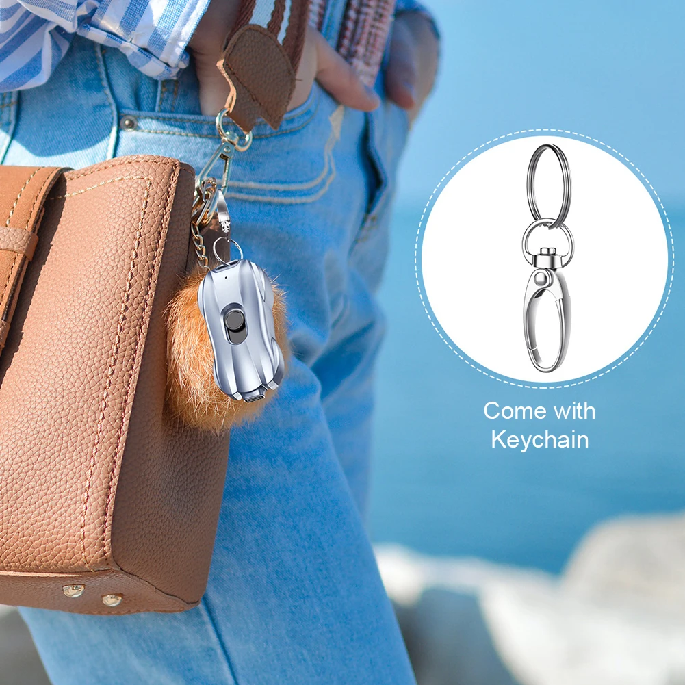 1500mah Portable Mini Power Bank Emergency Charger Keychain For Iphone/typec Ultralightweight