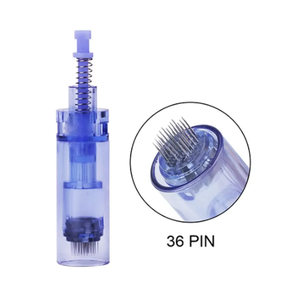 100PCS Cartridges Needles 12 36 42pin For Derma Pen A1 A6 N2 Skin Care Needle Tip Microneedling Cartridge