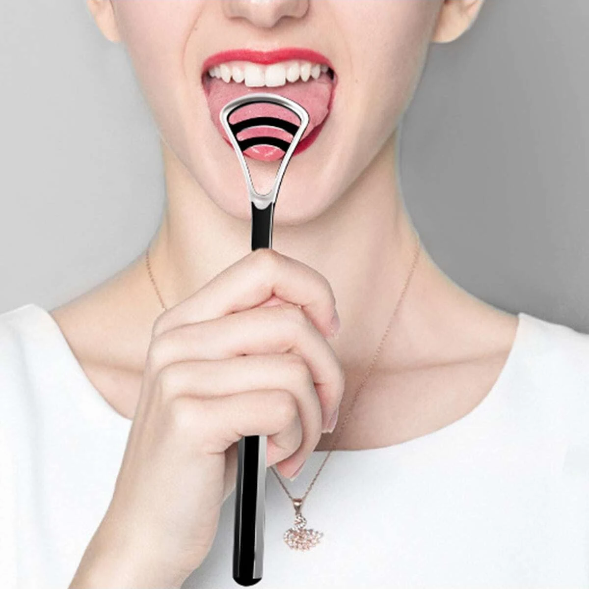 1pc-Tongue Coating Cleaner Tongue Scraping