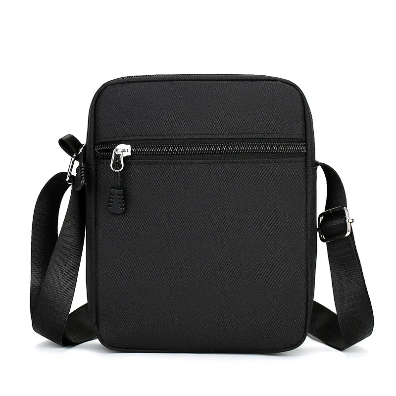 ★新品未使用★ Mobile Shoulder Bag BLACK Oxford Shoulder Bag Durable Mini Black Mobile Phone Bag