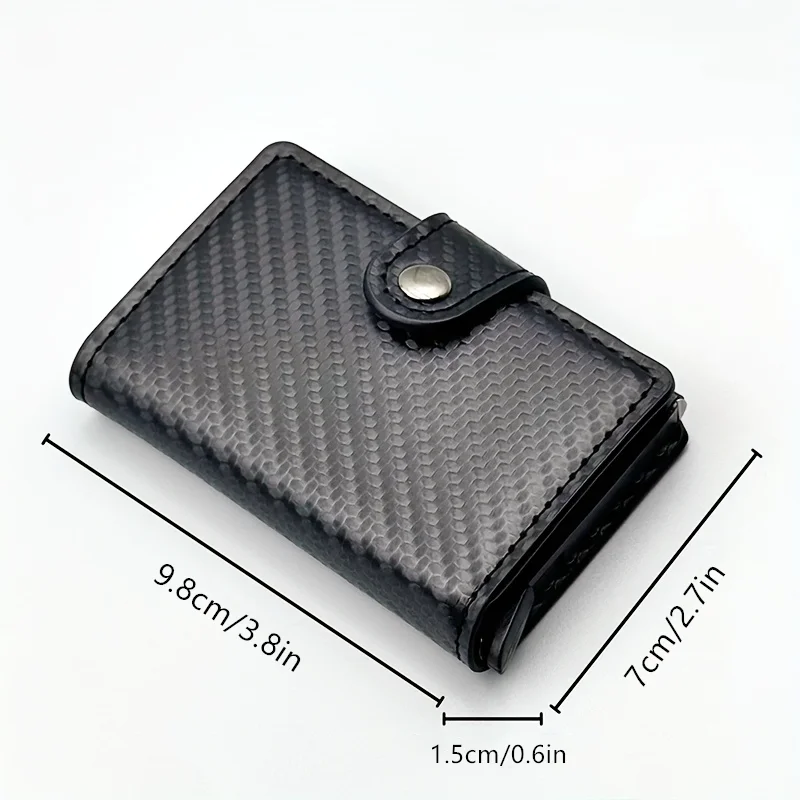Slim Pop-Up Bifold Minimalist RFID-Blocking Men's Wallet