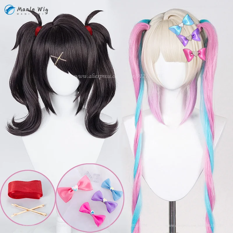 Omg Kawaii Angel-Chan Ame-Chan Cosplay Kangel Ame Cosplay Pruik Hittebestendig Synthetisch Haar Pruiken Pruik