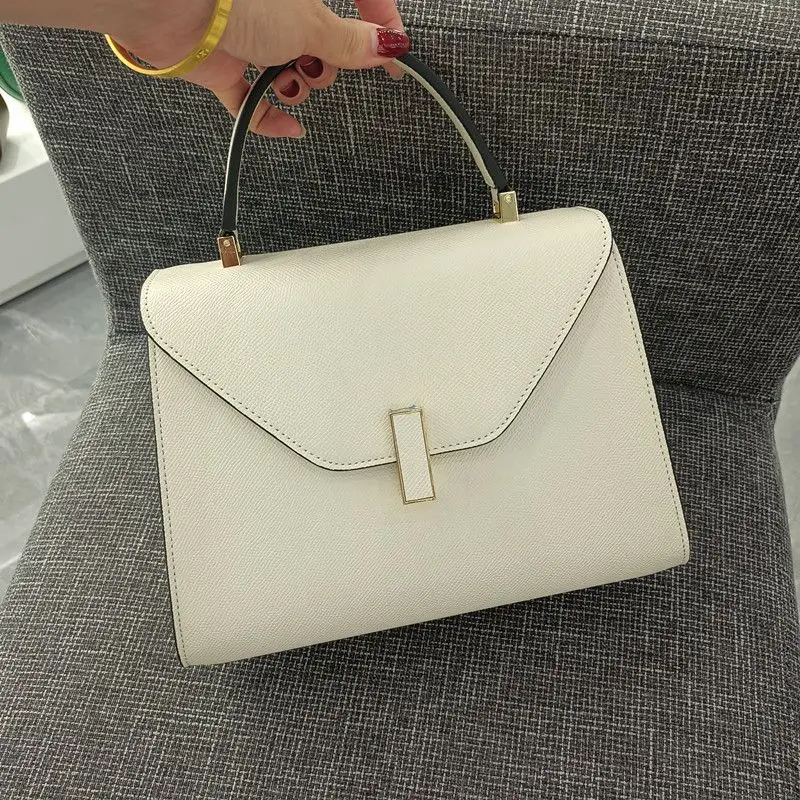 حقيبة يد جلدية مربعة للنساء ، حقيبة ساعي البريد ،...