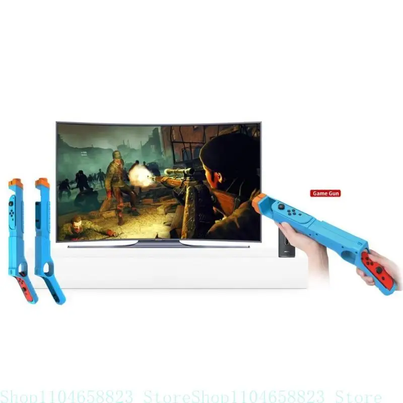 Sport Game Accessories Bundle Games Peripherals Handgrip Holder Guns Handle for Switch OLED Controller