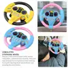 Electric Simulation Steering Wheel Toy With Light And Model Vocal Sound Simulation Toy Children's Steering Educational Whee T1A0 1