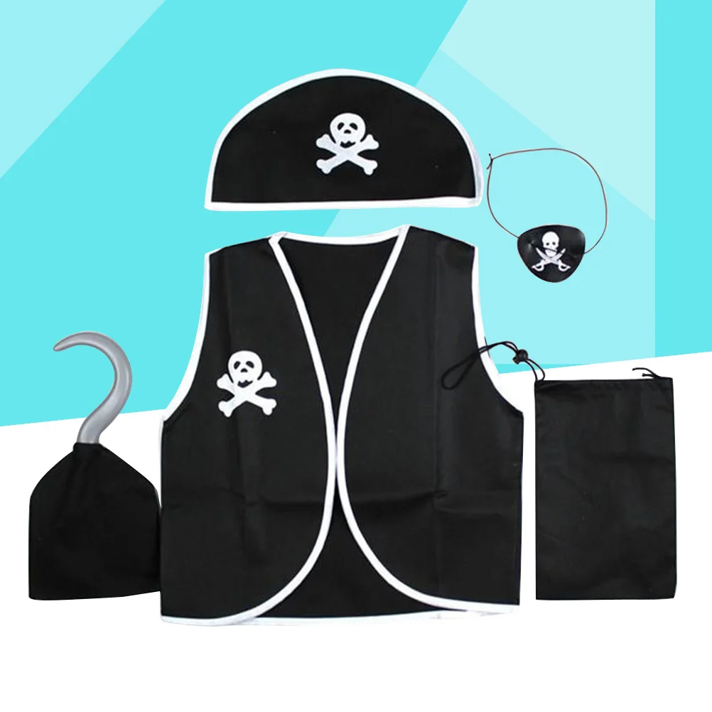 

5 Pcs Hocus Halloween Costume Pirate Toddler Costumes for Halloween+costumes