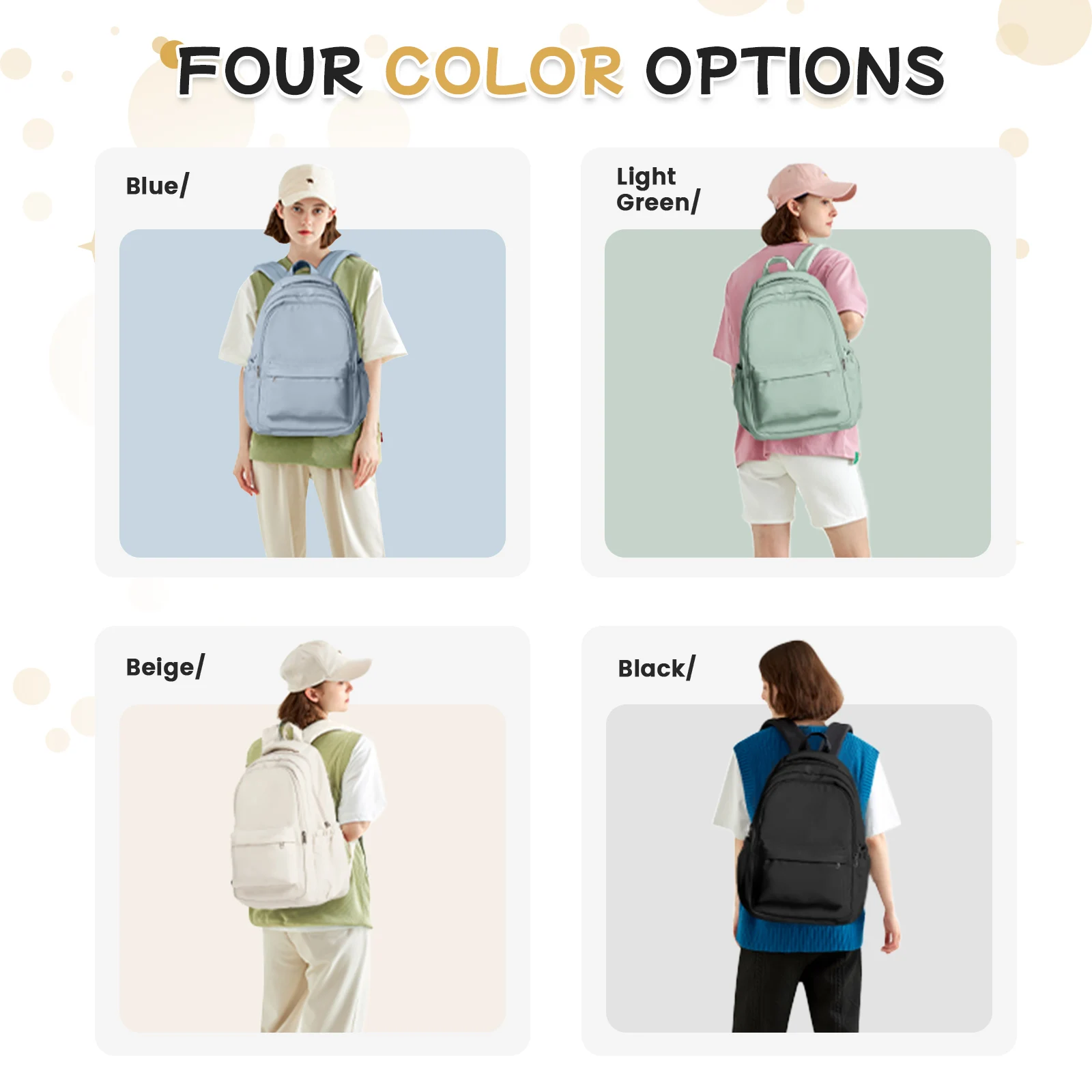 New 2025 Backpack for Girl Boy Laptop Bag Travel Backpack,School Bags For Teens College Female Rucksack School Supplies Bookbag