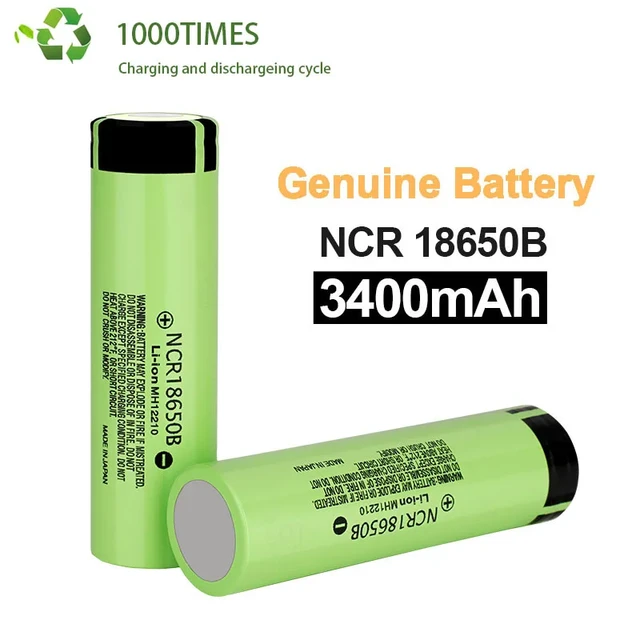 100% New Original NCR18650B 3.7 v 3400mah 18650 Lithium Rechargeable Battery  For Flashlight batteries - AliExpress