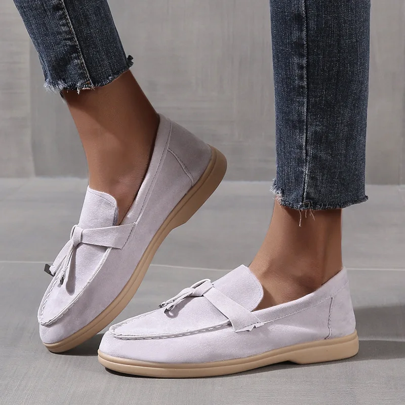 

New Women Shoes Casual Loafers Woman Flats Comfortable Metal Lock Decorative Ladies Shoes Classic Lightweight Comfortable Shoes