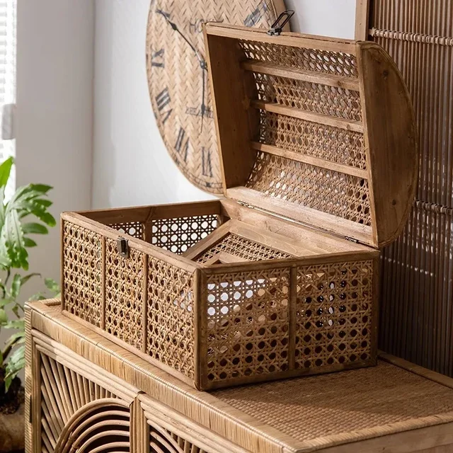 Chinese Rattan Storage Basket: Ancient Charm, Modern Functionality
