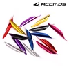 50pcs  New 1.8 inch  Archery Spin Vanes  Spiral Feather DIY Arrow Archery With sticker Tape Arrow Accessories Right Wing 6