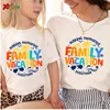 Family Vacation T Shirt 2024 Matching Family Outfits Trip Shirts Kids Party Clothes Family Look Mom and Daughter Matching 1