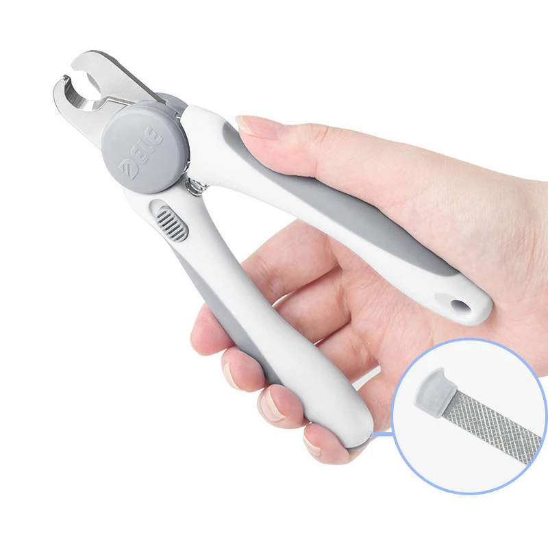 Dog Nail Clippers and Trimmer With Safety Guard to Avoid Over cutting Nails Free Nail File