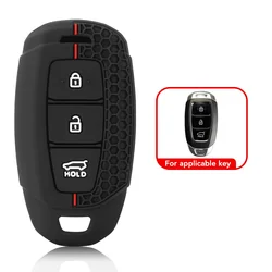 Premium Car Key Case Cover - Sleek and Durable Key Bag for Hyundai and Kia Vehicles (Type C)