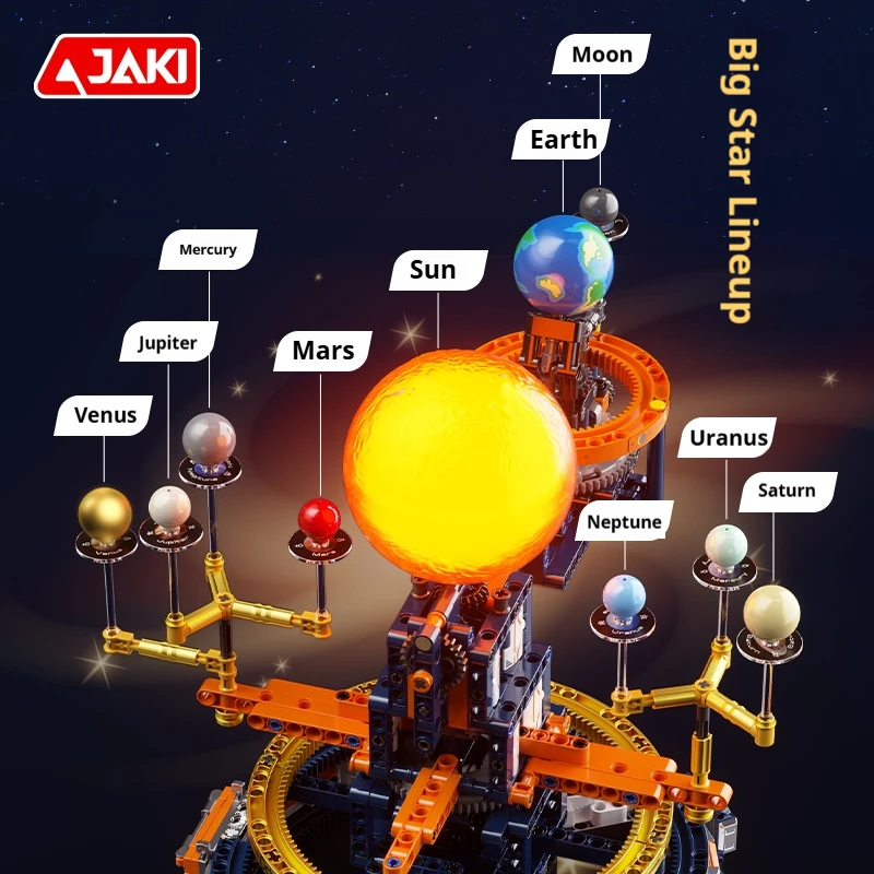 JAKI Universe Exploration CK008 Solar System Planetarium Building