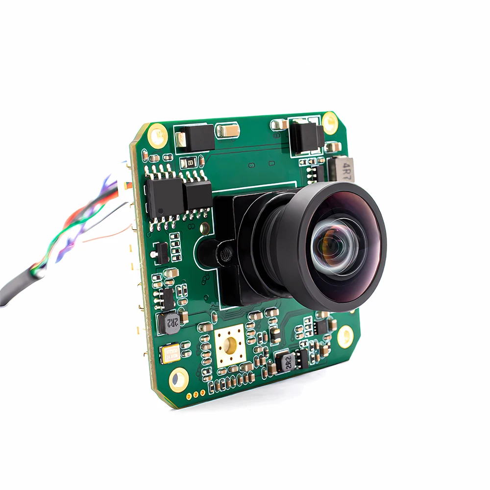 1080P 60FPS IP Camera Module 1/2.8" IMX307 CMOS With No Distortion Lens Support