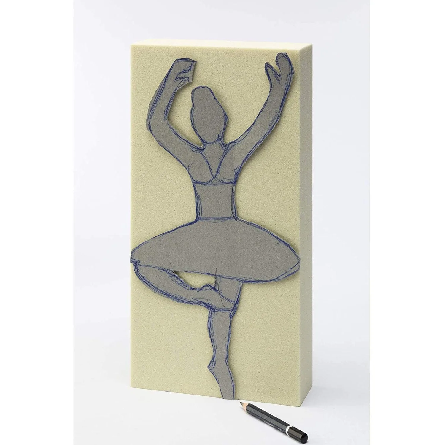 High-density Polyurethane Foam Carving Block for DIY Model Sculpture Mold Making 130 Density