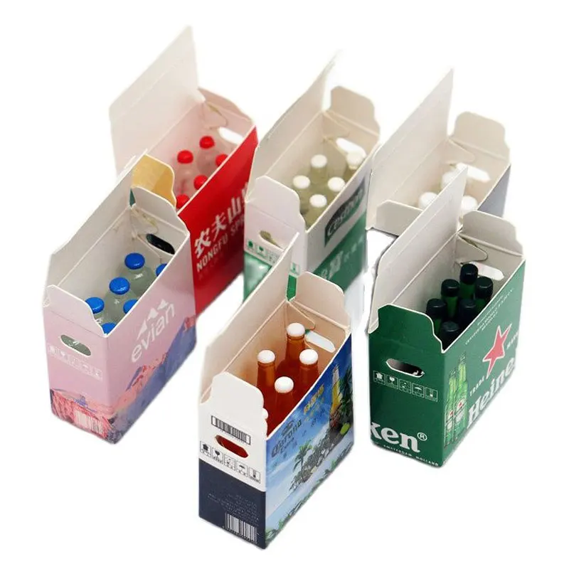 1/6 Miniature Food Model Toys Mini Drink Beer With Box For OB11 Bjd Figures Doll House Accessories Kids Pretend Play Store DIY Kitchen Toys Pretend Kitchen Toys Pretend Food Toys Doll House Toys Dollhouse Furniture Set Pretend Coffee Set Toys Tea Set Toy