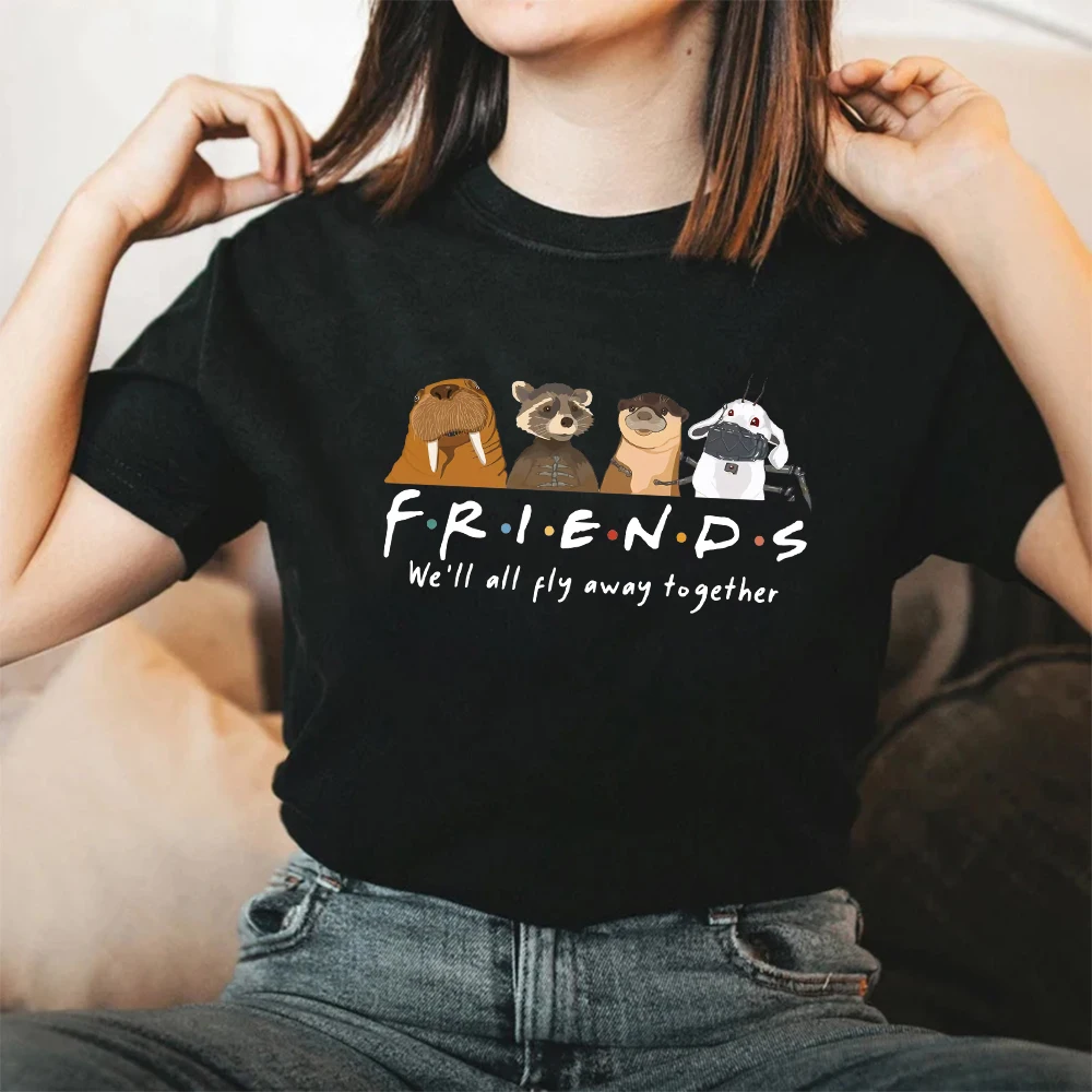 Rocket and Friends We'll Fly Away Together Inspired Streetwear Tee