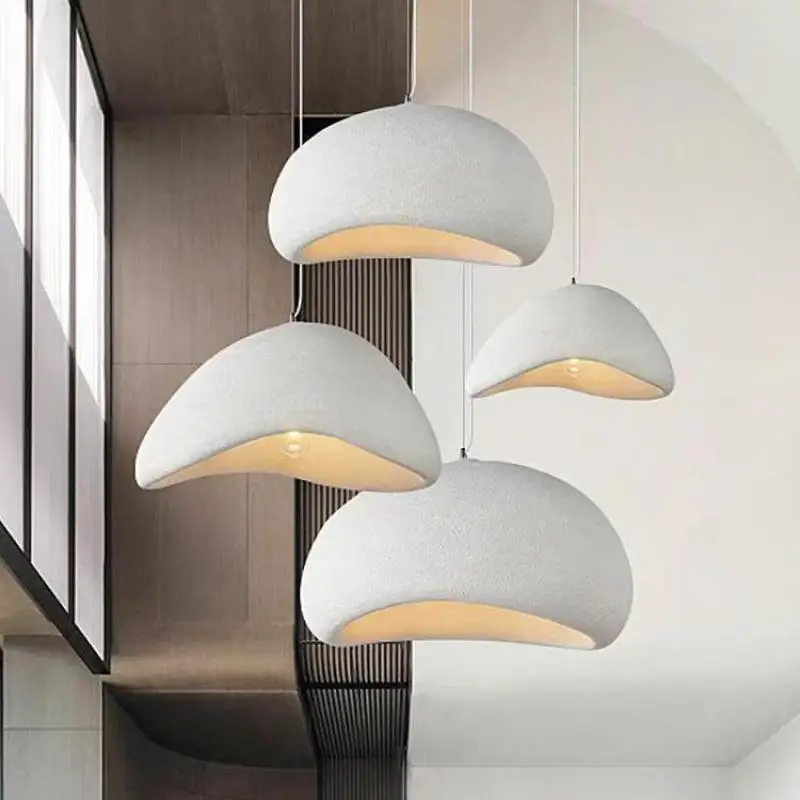 Pendant lights,pendant lamp,chandelier lighting Japanese Wabi Sabi chandelier modern simple dining living room Led pendant light bedroom bar designer homestay E27 hanghing lamp