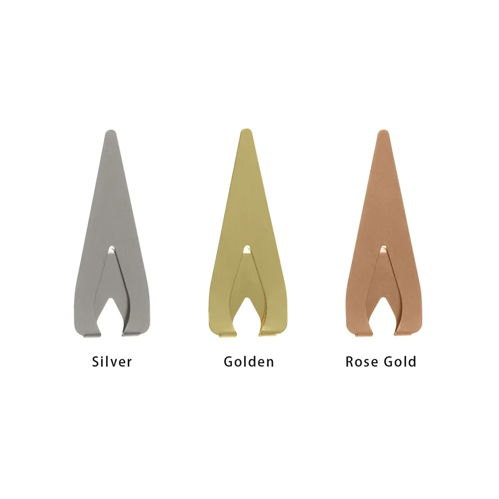 Metal Bookmark Bookmark Page Holder Bookmarks Stationery Supplies Bookmark Holder 12PCS Metal Hollow Positioning Bookmark Gold/Silver/Rose Gold Book Holder Simple Style Book Clip Pagination Reading Supplies