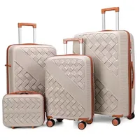 Nouveau Ensemble de bagages 4 pièces grande valise Spinner, bagage de voyage à main pour les étudiants 4