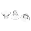 3PCS Breast Milk Pump Flange Inserts Breast Shield Converter Practical Breast Pump Replacement 17mm 19mm 21mm 4