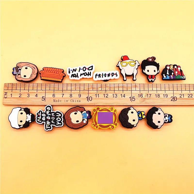 1 Pcs Old Friends Shoes Accessories Shoe Decorations Garden Shoes Upper Decorations Clogs Pins Unisex Fun Gifts shoe charms shoe decorations garden shoe accessories