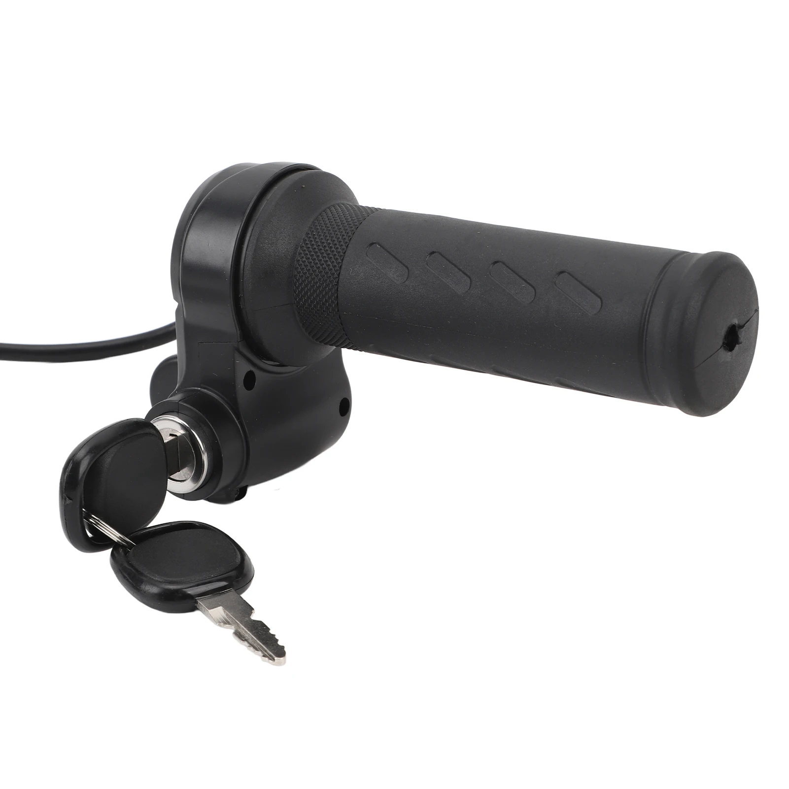 Electric Bike Throttle Grip Universal Electric Bicycle Scooter Wire Twist Throttle Grip 2 Keys Waterproof Speed Controller