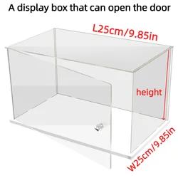 Elegant Display Box with Crystal Handle - Versatile Storage and Presentation Solution - Height 10cm (25x25cm)