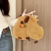 Cute Capybara Hand Towel Kapibala Kitchen Cleaning Towels Hanging Hand Towels Absorbent Wipe Dishcloths Soft Cleaning Cloth Rag 5